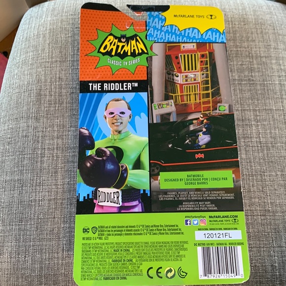 Classic Batman the TV series Riddler figure - new - Picture 3 of 3